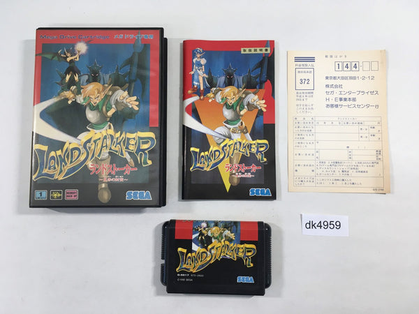 DK4959 Landstalker Koutei no Zaihou BOXED Mega Drive Genesis Japan