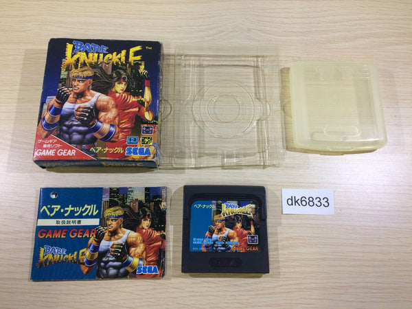 DK6833 Bare Knuckle Ikari no Tekken BOXED Sega Game Gear Japan
