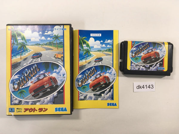 DK4143 OutRun BOXED Mega Drive Genesis Japan