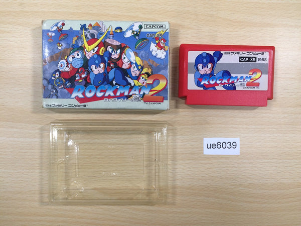 UE6039 Rockman 2 Megaman BOXED NES Famicom Japan