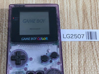 LG2507 Plz Read Item Condi GameBoy Color Clear Purple Game Boy Console Japan