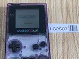 LG2507 Plz Read Item Condi GameBoy Color Clear Purple Game Boy Console Japan