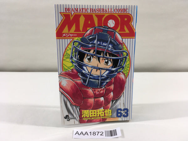 AAA1872 MAJOR Vol.63 Japanese Manga