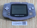LG2425 Plz Read Item Condi GameBoy Advance Milky Blue Game Boy Console Japan