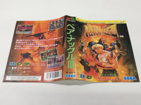 DK1802 Bare Knuckle III BOXED Mega Drive Genesis Japan