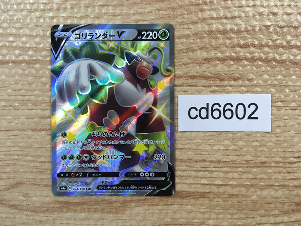 CD6602 Rillaboom V SSR S4a 304/190 Pokemon Card TCG Japan