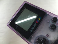 KH6299 Plz Read Item Condi GameBoy Color Clear Purple Game Boy Console Japan