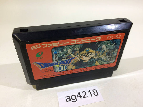 AG4218 Dragon Quest III 3 NES Famicom Japan