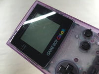 KH6299 Plz Read Item Condi GameBoy Color Clear Purple Game Boy Console Japan