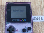 LF9958 Plz Read Item Condi GameBoy Color Clear Purple Game Boy Console Japan