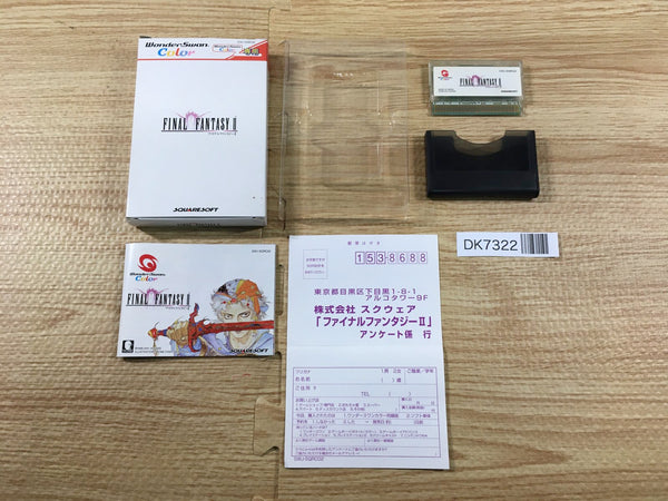 DK7322 FINAL FANTASY II BOXED Wonder Swan Bandai Japan