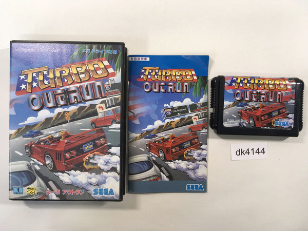 DK4144 Turbo Outrun BOXED Mega Drive Genesis Japan