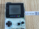 LG1938 Plz Read Item Condi GameBoy Color Clear Game Boy Console Japan