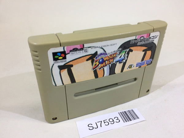 SJ7593 Super Bomberman 4 SNES Super Famicom Japan