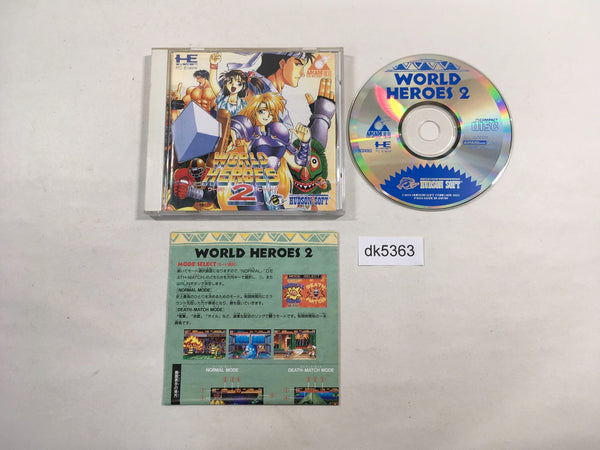 DK5363 World Heroes 2 PC Engine Japan