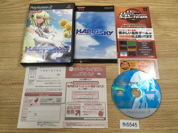 FH5545 Beat Mania 2dx 12 Happy Sky PS2 Japan
