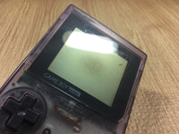 KH5834 With Defects - GameBoy Pocket Clear Purple Console Japan