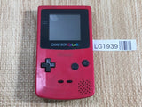 LG1939 Not Working GameBoy Color Red Game Boy Console Japan