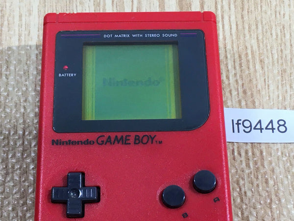 LF9448 With Defects - GameBoy Bros. Red Game Boy Console Japan
