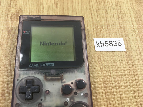 KH5835 Tested Working - GameBoy Pocket Clear Purple Game Boy Console Japan