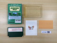 UE7987 Mario Open Golf BOXED NES Famicom Japan