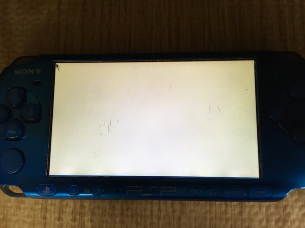 GD7182 Plz Read Item Condi PSP-3000 VIBRANT BLUE SONY PSP