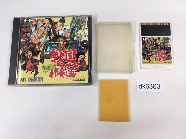 DK6363 Sengoku Mahjong BOXED PC Engine Japan