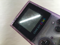 KH6301 Plz Read Item Condi GameBoy Color Clear Purple Game Boy Console Japan