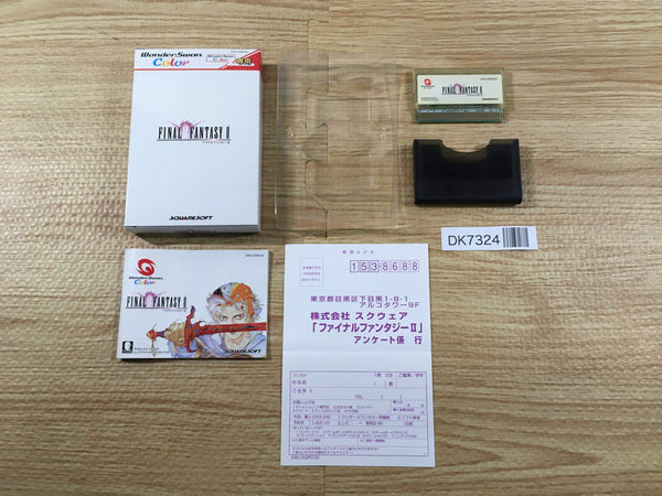 DK7324 FINAL FANTASY II BOXED Wonder Swan Bandai Japan
