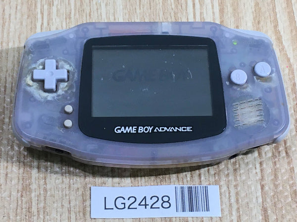 LG2428 Plz Read Item Condi GameBoy Advance Milky Blue Game Boy Console Japan