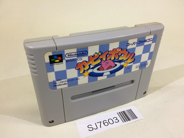 SJ7603 Kirby Bowl Kirby's Dream Course SNES Super Famicom Japan