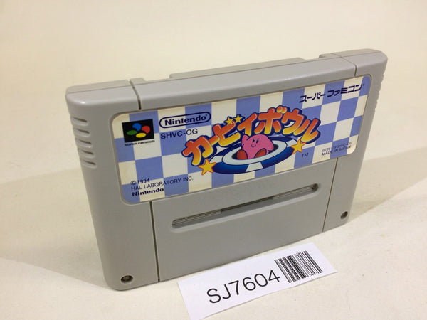SJ7604 Kirby Bowl Kirby's Dream Course SNES Super Famicom Japan