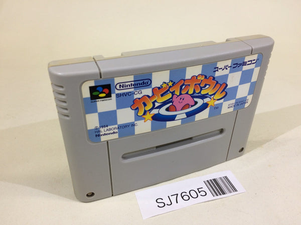 SJ7605 Kirby Bowl Kirby's Dream Course SNES Super Famicom Japan