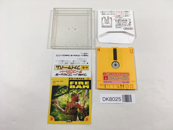 DK8025 Fire Bam Famicom Disk Japan