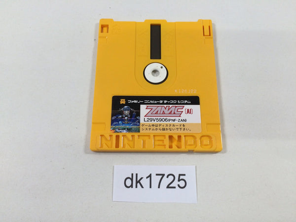 dk1725 Zanac Famicom Disk Japan