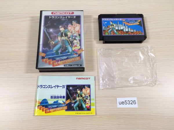 UE5326 Dragon Slayer IV 4 BOXED NES Famicom Japan