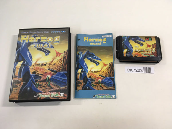 DK7223 Herzog Zwei BOXED Mega Drive Genesis Japan