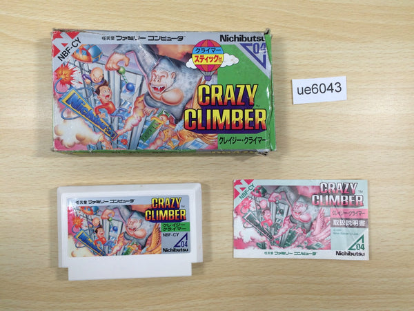 UE6043 Crazy Climber BOXED NES Famicom Japan