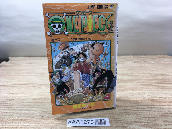 AAA1278 One Piece Vol.12 Japanese Manga