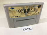 Populous 2 Trials of the Olympian Gods SNES Super Famicom Japan - SI6122