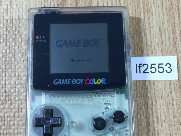 lf2553 Plz Read Item Condi GameBoy Color Clear Game Boy Console Japan
