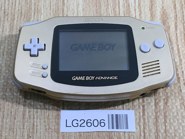LG2606 Plz Read Item Condi GameBoy Advance Gold Game Boy Console Japan