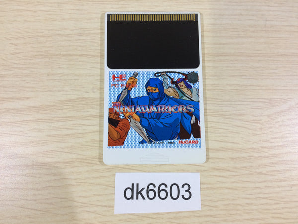 DK6603 Ninja Warriors PC Engine Japan
