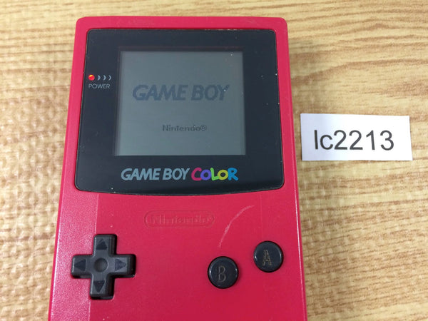 lc2213 Plz Read Item Condi GameBoy Color Red Game Boy Console Japan