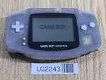 LG2243 Plz Read Item Condi GameBoy Advance Milky Blue Game Boy Console Japan