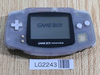 LG2243 Plz Read Item Condi GameBoy Advance Milky Blue Game Boy Console Japan
