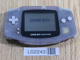 LG2243 Plz Read Item Condi GameBoy Advance Milky Blue Game Boy Console Japan