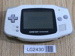 LG2430 Plz Read Item Condi GameBoy Advance White Game Boy Console Japan