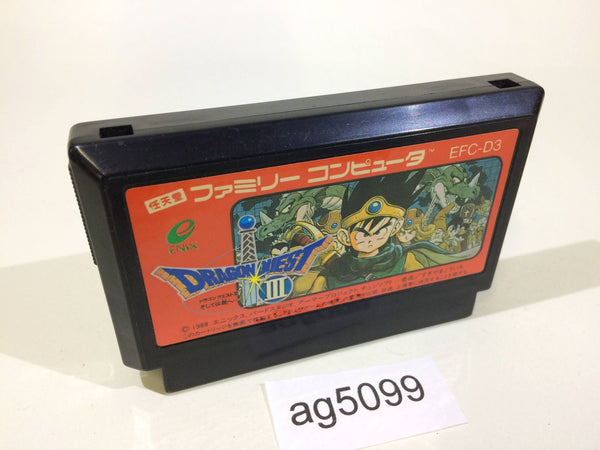 AG5099 Dragon Quest III 3 NES Famicom Japan