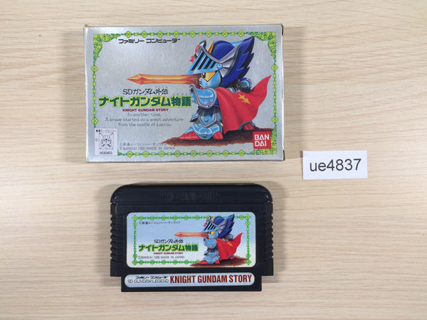 UE4837 SD Gundam Gaiden Knight Gundam Story BOXED NES Famicom Japan